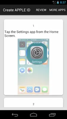 How To Create an APPLE ID android App screenshot 3